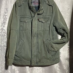 Levi's Olive Military Field Jacket